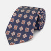 Burgundy Geometric Jacquard Tie