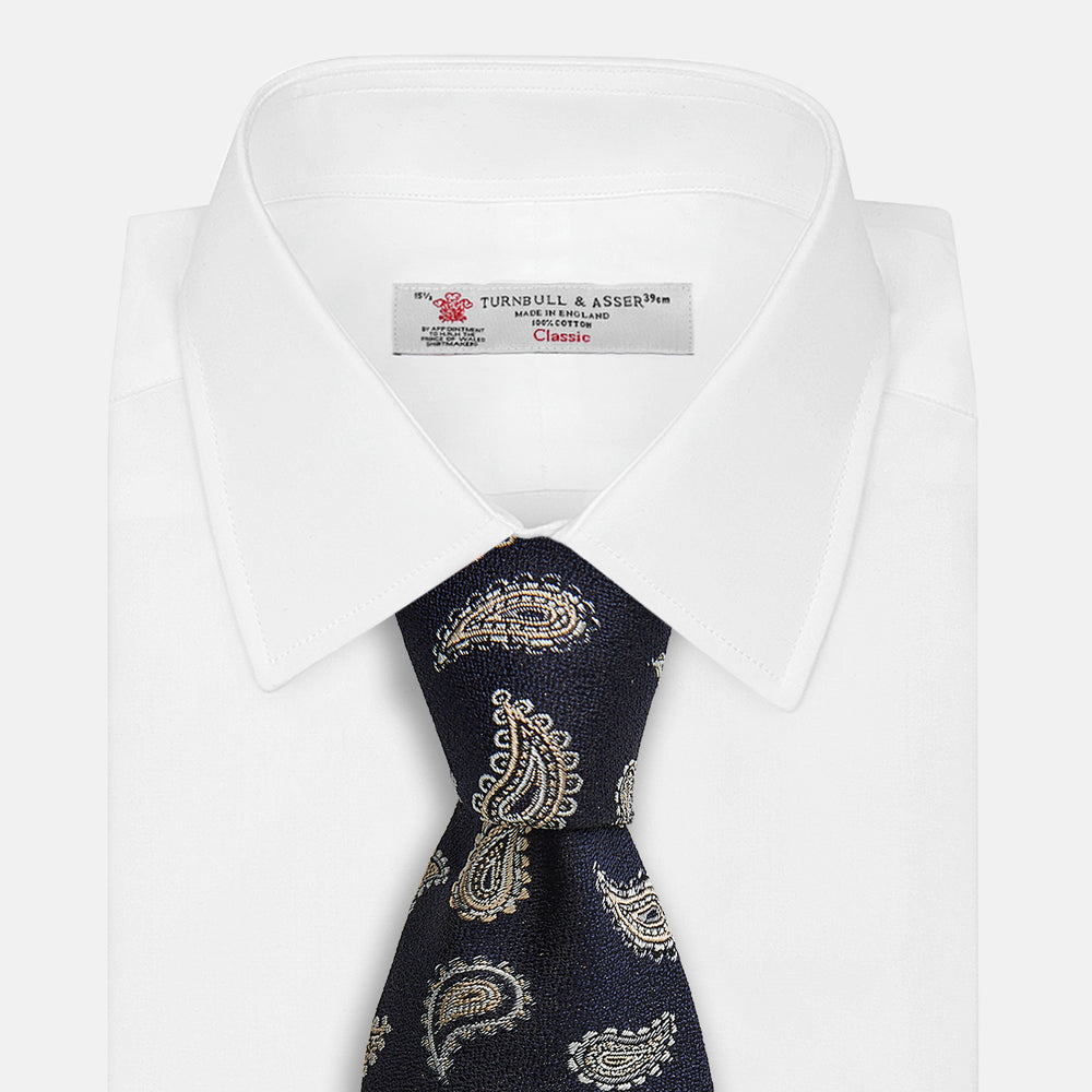 Black Renoir Paisley Tie