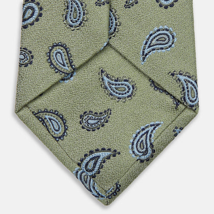 Green Renoir Paisley Tie Image 3