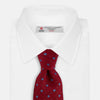 Red Square Silk Tie