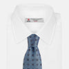 Blue Spot Shield Silk Tie
