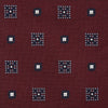 Burgundy Shield Silk Tie