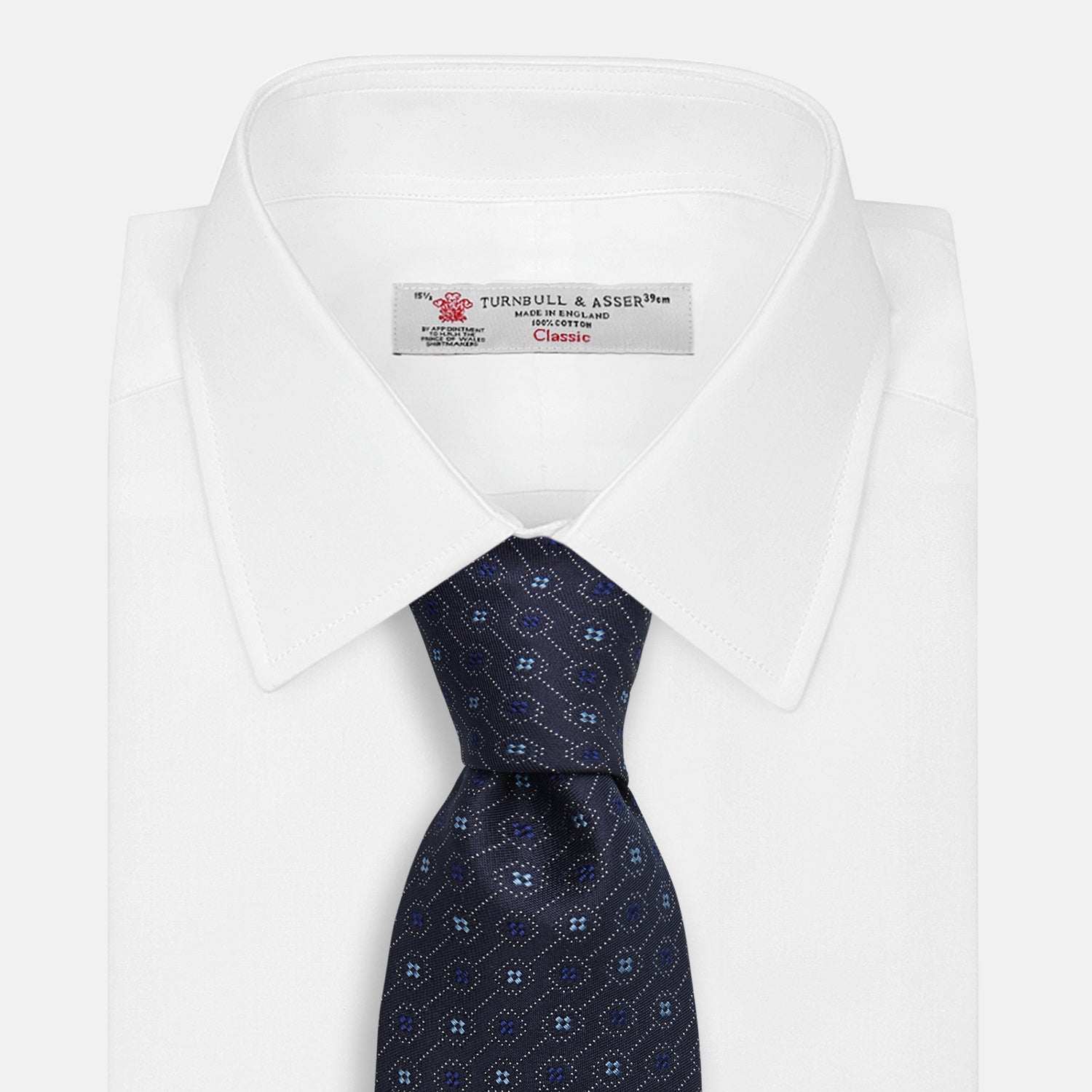 Midnight Floral Pique Tie