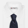 Midnight Floral Pique Tie
