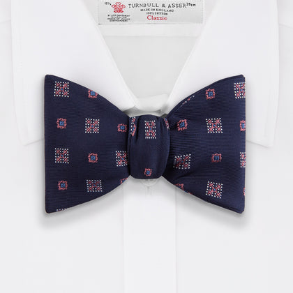 Pink Shields Bow Tie