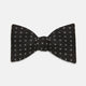 Floral Piqué Monochrome Silk Bow Tie