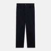 View 1 of product A pair of navy twill cotton five-pocket trousers from Turnbull & Asser, shown laid flat against a white background.