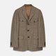 Byron Wool Check Travel Jacket