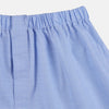 Pale Blue Check Cotton Boxer Shorts