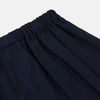 View 2 of product Turnbull & Asser Navy Cotton-Cashmere Pyjama Trousers feature a straight-leg cut and elastic waistband for a contemporary fit, shown laid flat on a white background.