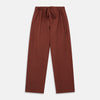 Red Cotton-Cashmere Pyjama Set
