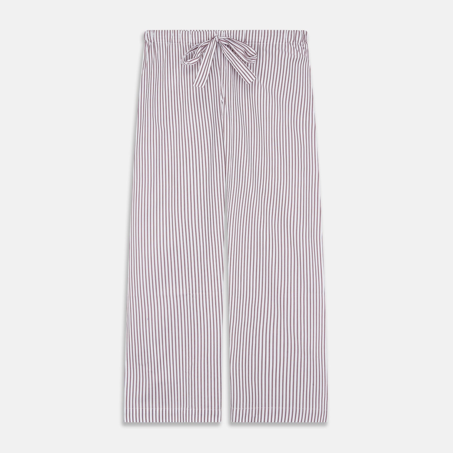Women's Dara Burgundy Stripe Pyjama Set