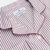 Women's Dara Burgundy Stripe Pyjama Set