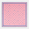 Pink Hearts Silk Pocket Square
