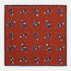Red Windsurfer Double-Faced Silk Print Pocket Square