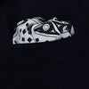 Black Abstract Border Silk Pocket Square