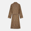 Gold Paisley Traditional Silk Jacquard Gown