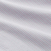 View 4 of product A Turnbull & Asser Blue Double Stripe Regular Fit Sea Island Quality Cotton Shirt with T&A collar and double cuffs, laid flat on a white background.