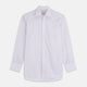 Blue Double Stripe Regular Fit Sea Island Quality Cotton Shirt with T&A Collar and Double Cuffs