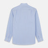 Tonal Blue Glen Check Tailored Fit Shirt with Kent Collar