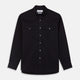 Navy Cotton Weekend Fit Western Shirt with Dorset Collar