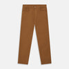 Tan Stretch Cotton Five-Pocket Mylo Jeans