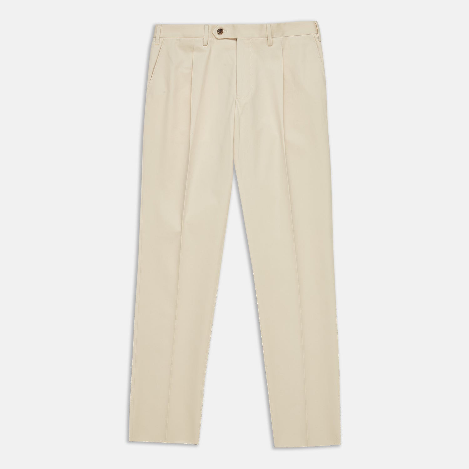 Image 1 of product Sand Cotton Pleated Gerry Trouser