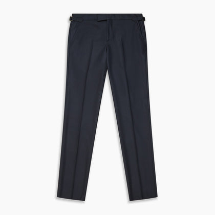 Navy Escorial Wool Jonathan Trousers Image 3