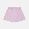 View 1 of product Turnbull & Asser Pink Micro-Check Cotton Boxer Shorts, featuring an elastic waistband and displayed on a white background—ideal for those seeking luxury and everyday comfort in their underwear.