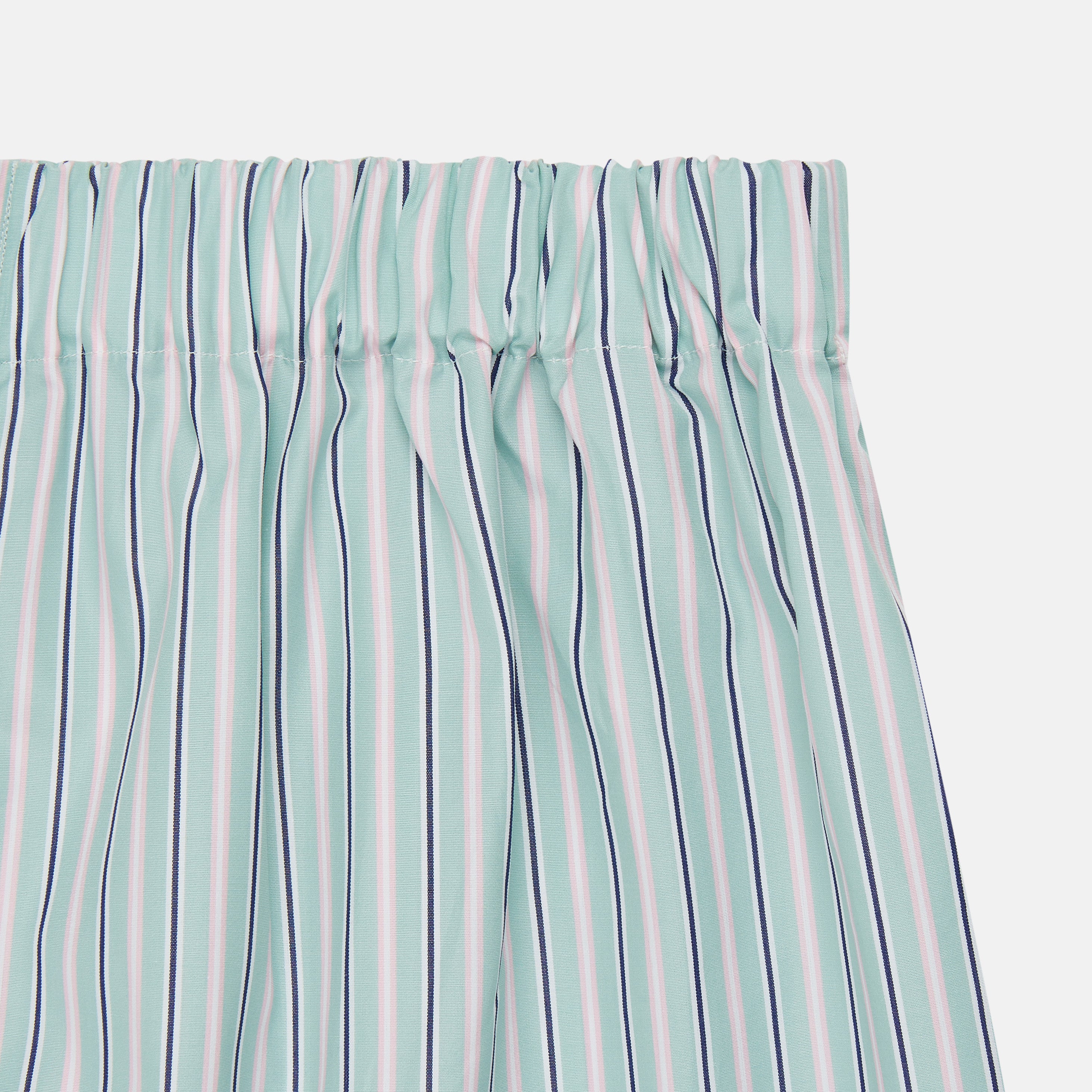 Image 2 of product Green, Navy & Pink Stripe Cotton Boxer Shorts