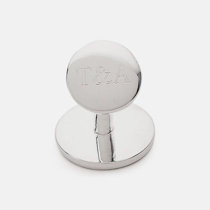 Pale Pink Sterling Silver Cufflinks Image 3
