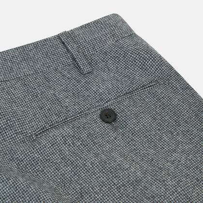 Grey Puppytooth Wool Manson Trouser Image 2