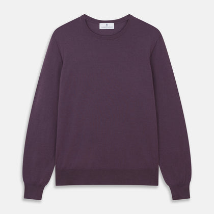 Plum Kingston Merino Crew Neck Jumper