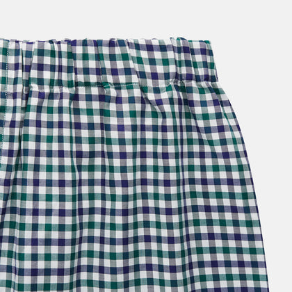 Green Multi Check Cotton Pyjama Trousers