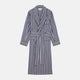 Blue Multi Stripe Cotton Gown