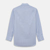 View 5 of product Turnbull & Asser’s Blue, Purple & Green Check Regular Fit Shirt features a T&A collar and 3 button cuffs, shown on a white background.