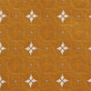 View 3 of product The Orange Multi Neat Silk Tie by Turnbull & Asser, from the autumn-winter collection, features a golden yellow geometric pattern on textured silk. Shown rolled on a white background, it pairs perfectly with bold signature shirts.