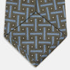 Green & Navy Cross Silk Tie