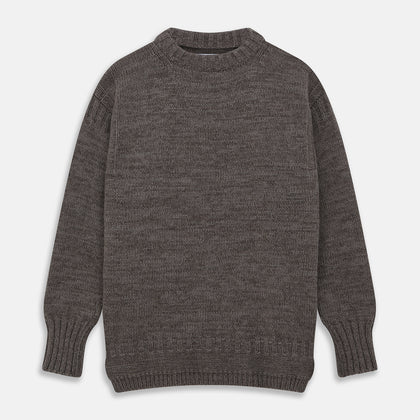 Fallow Wool and Cotton Blend Lewis Guernsey Jumper