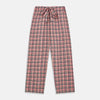 Green Multi Check Linen Blend Quin Pyjama Set