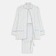 Women's Blue Multi Cotton Thelma Pyjama Set