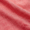 View 2 of product The Pink Linen Arnold Gown by Turnbull & Asser features white piping, long sleeves, a shawl collar, chest pocket, and a wrap-around belt tied at the waist, shown on a white background.