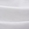 View 4 of product The Turnbull & Asser White Linen Holiday Fit Winnington Shirt, a long-sleeve style with a revere collar and chest pocket, is shown laid flat on a white background.