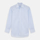 Pale Blue Multi Stripe Cotton Regular Fit Whitby Shirt
