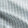 View 4 of product The Turnbull & Asser Pale Blue Multi Check Cotton Regular Fit Mayfair Shirt features long sleeves and a button-up front, displayed against a plain white background.