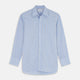 Pale Blue Multi-check Cotton Regular Fit Mayfair Shirt