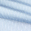 View 2 of product Navy Turnbull & Asser Mayfair shirt in textured cotton, regular fit with a sharp T&A collar and white buttons, laid flat on a white background.