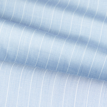 Navy Textured Cotton Regular Fit Mayfair Shirt