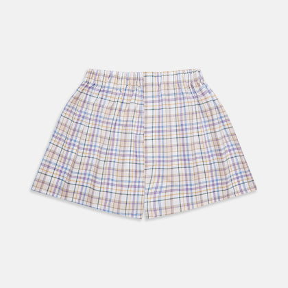 Colourful Garden Multi Check Cotton Godfrey Boxer Shorts
