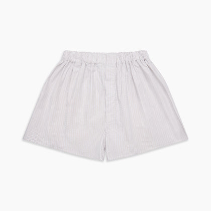Beige Stripe Cotton Godfrey Boxers Image 2
